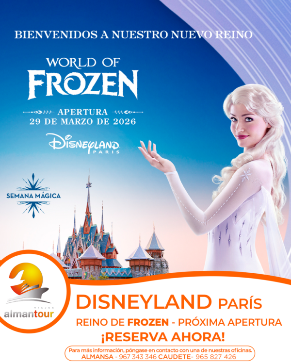 Nueva apertura Disney. WORLD OF FROZEN