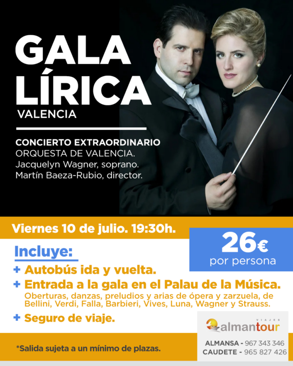 Gala Lírica en el Palau de la Música de Valencia