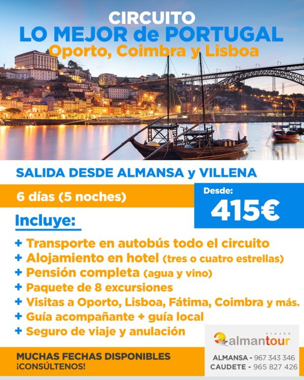 CIRCUITO LO MEJOR DE PORTUGAL