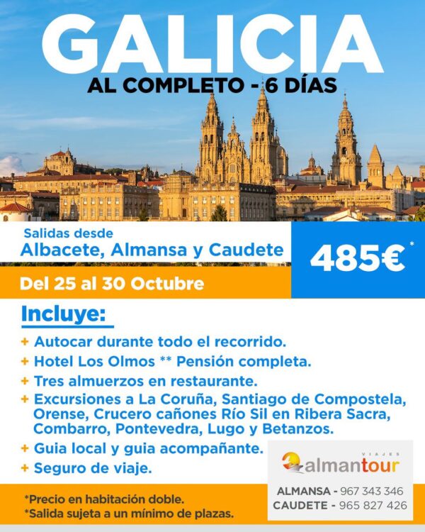 GALICIA AL COMPLETO · 6 DÍAS