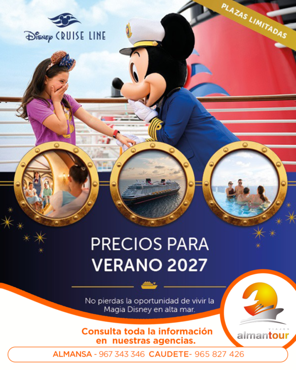 CRUCERO DISNEY  – VERANO 2027